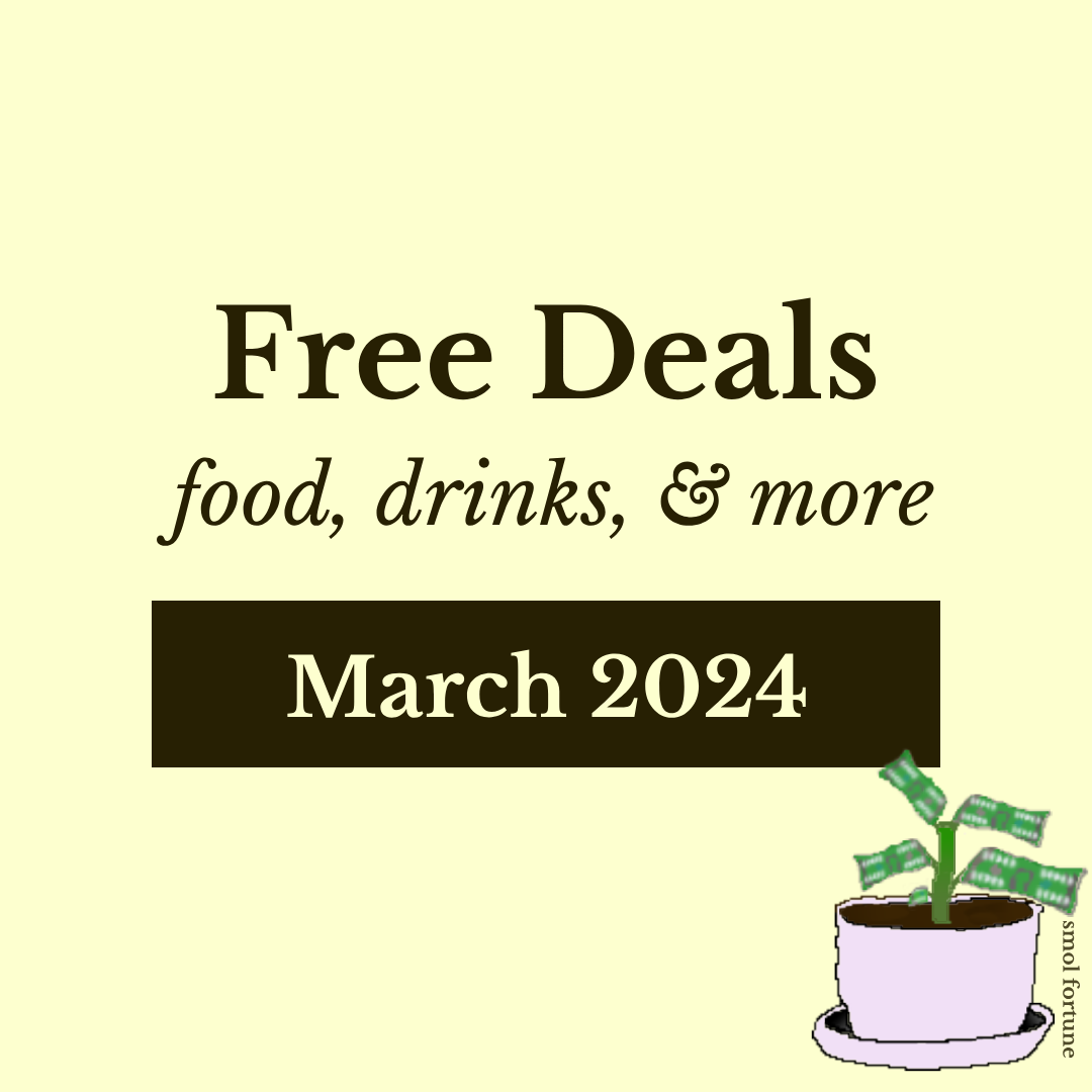 Free Food, Drinks, & More – March 2024