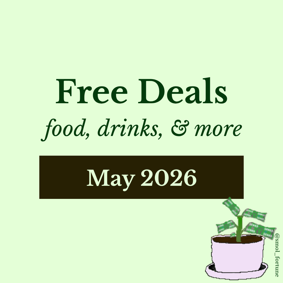 Free Food, Drinks, & More – May 2026